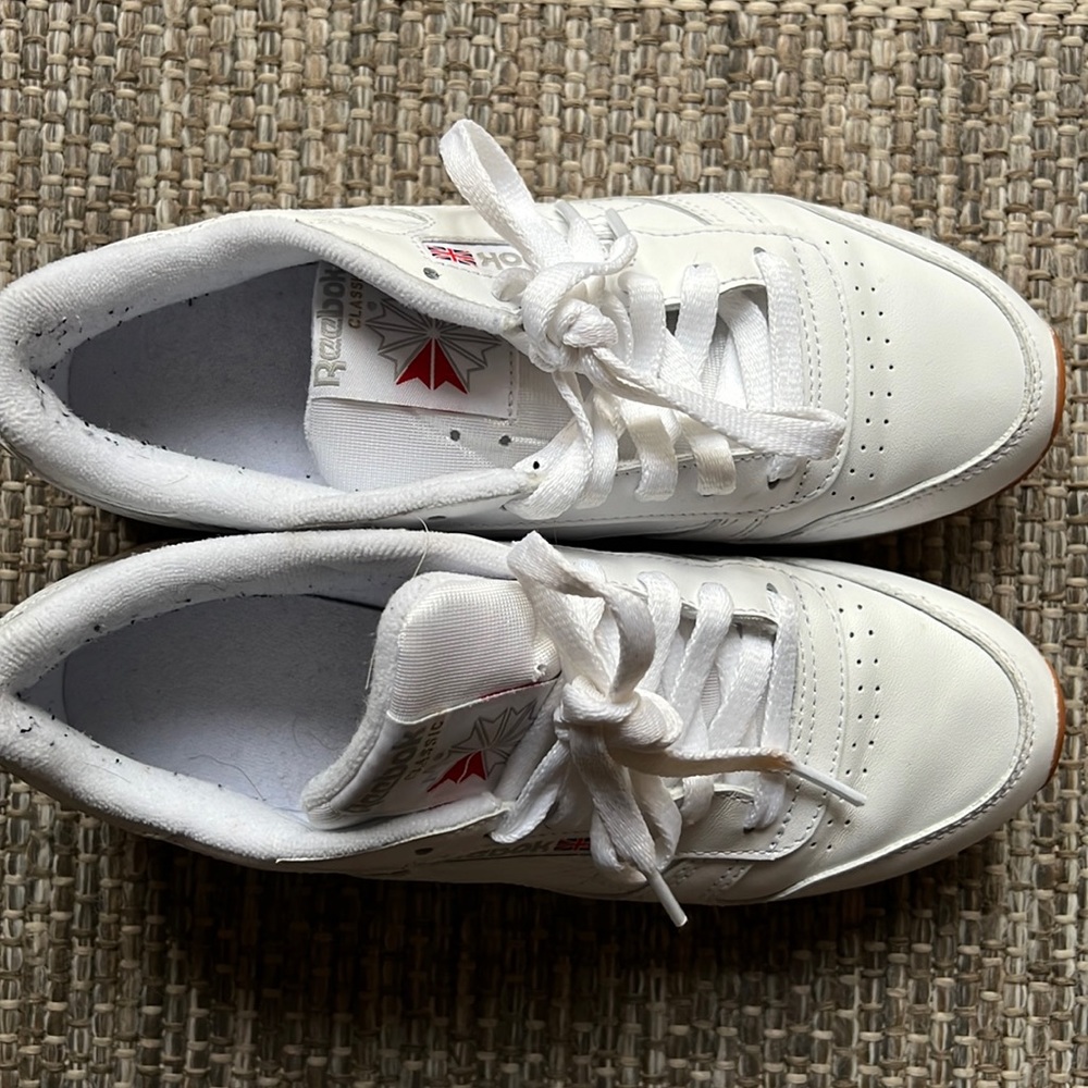 White Reebok Classics